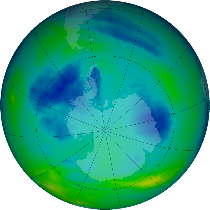 Ozone Map 2004-08-15